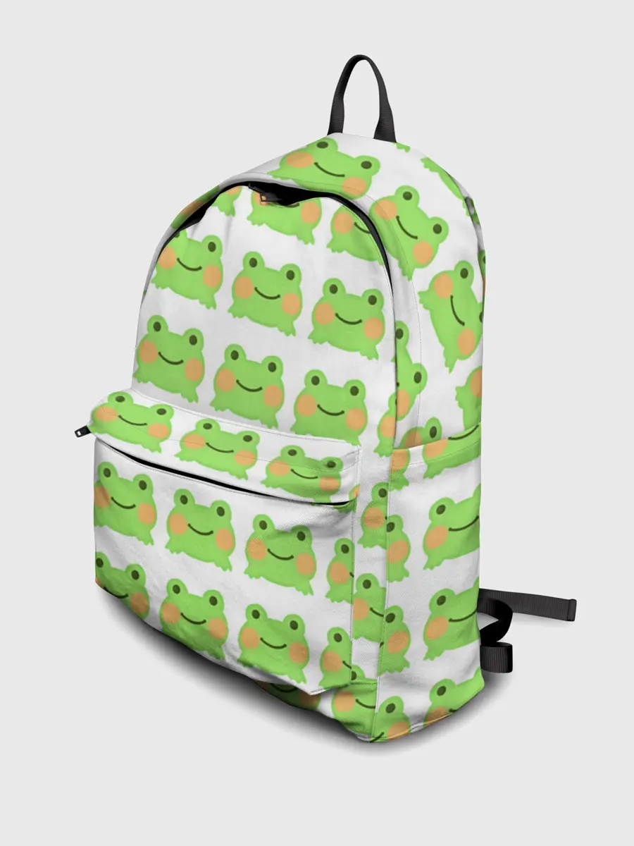 Рюкзак джинсовый / лягушка