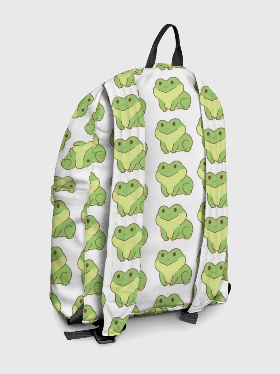 Рюкзак джинсовый / лягушки