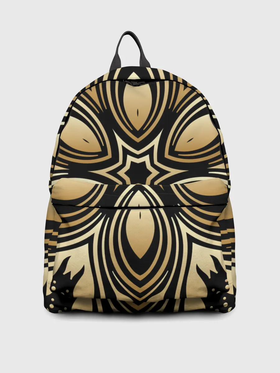 Рюкзак джинсовый / золото