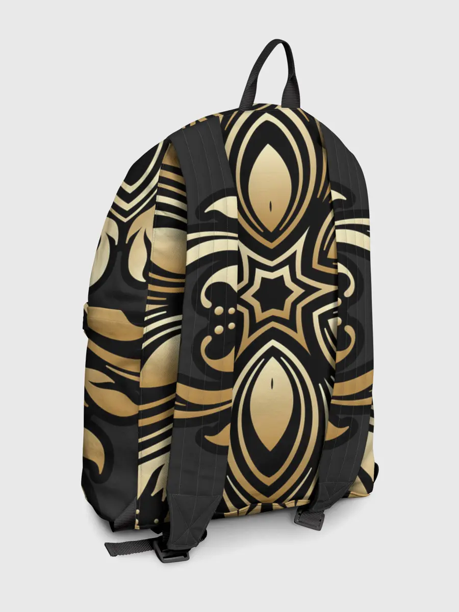 Рюкзак джинсовый / золото