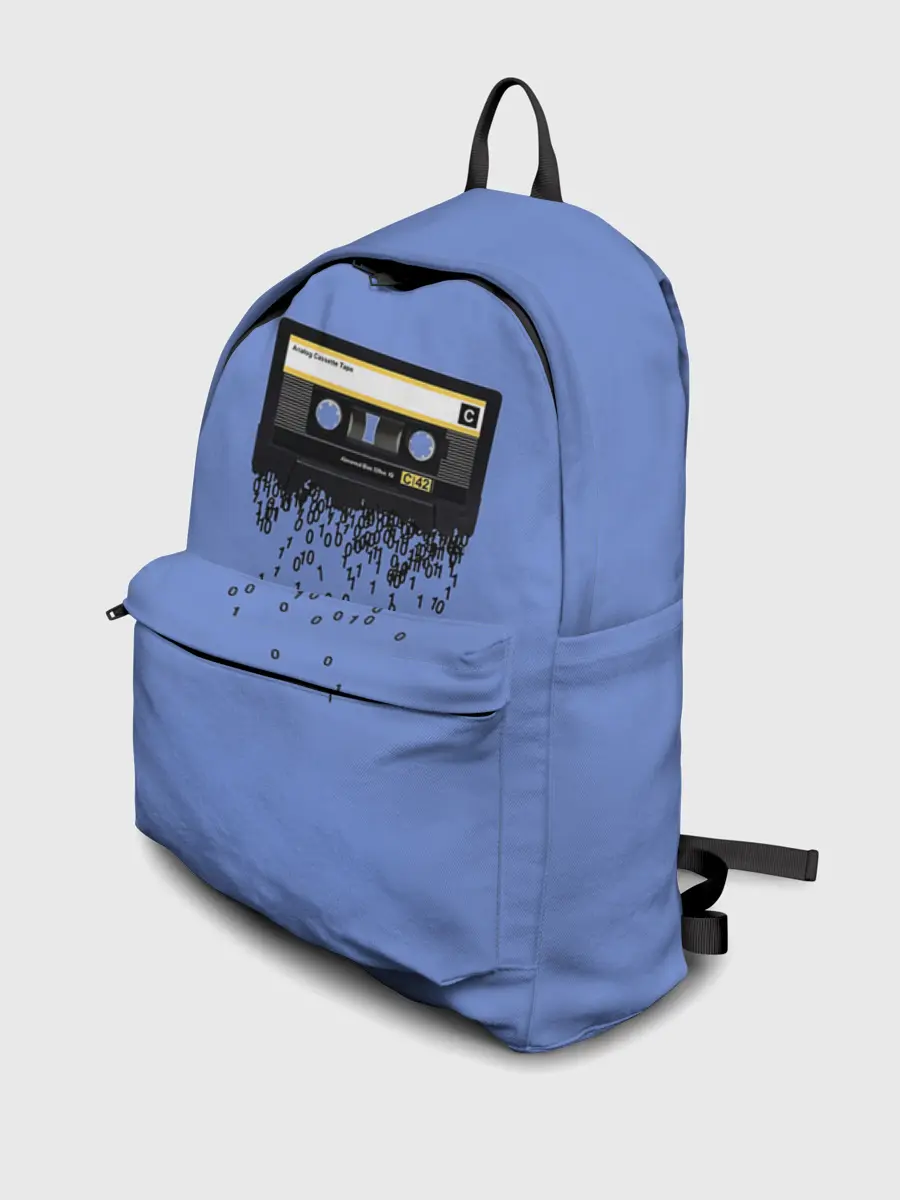 Рюкзак джинсовый / Касета из 0 и 1