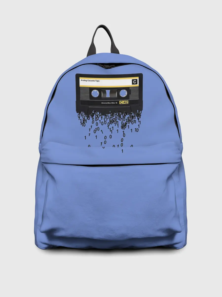 Рюкзак джинсовый / Касета из 0 и 1