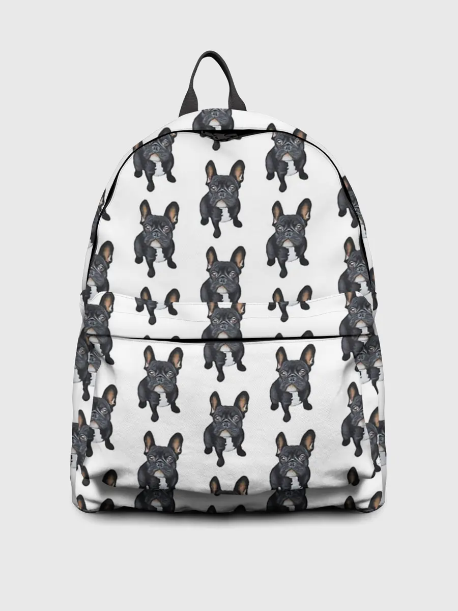 Рюкзак джинсовый / Бульдожки