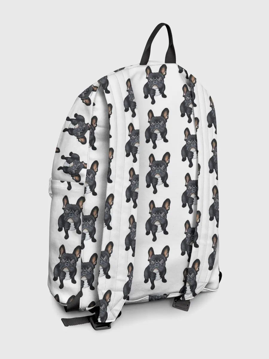 Рюкзак джинсовый / Бульдожки