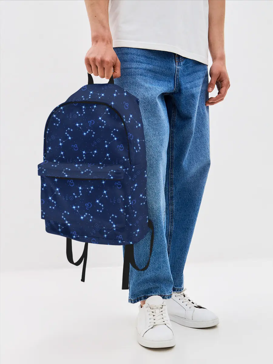 Рюкзак джинсовый / Лев