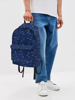 Рюкзак джинсовый / Козерог