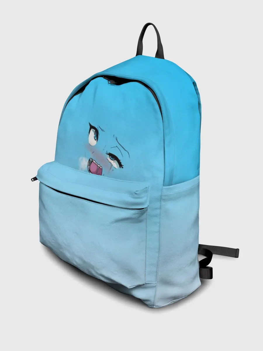 Рюкзак джинсовый / Ahegao Blue-eyed girl