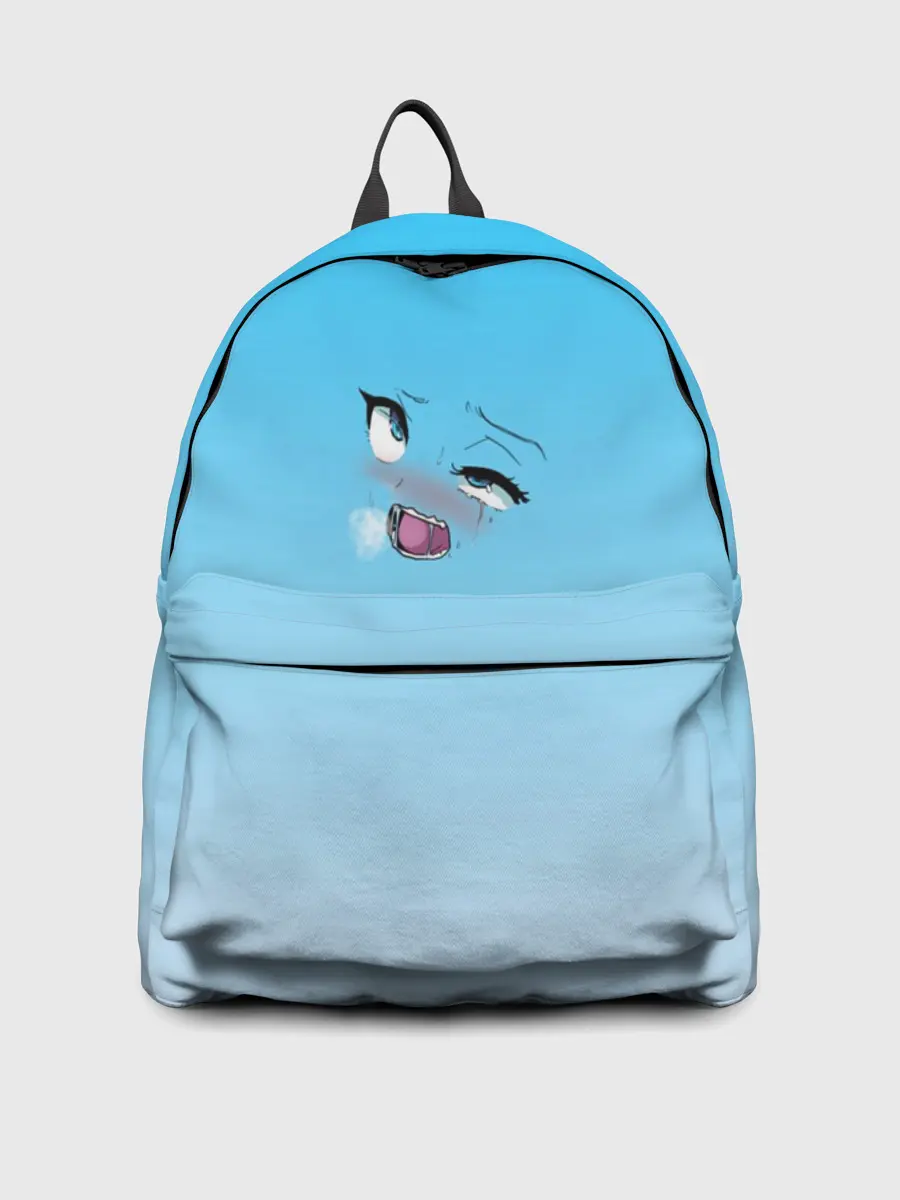 Рюкзак джинсовый / Ahegao Blue-eyed girl