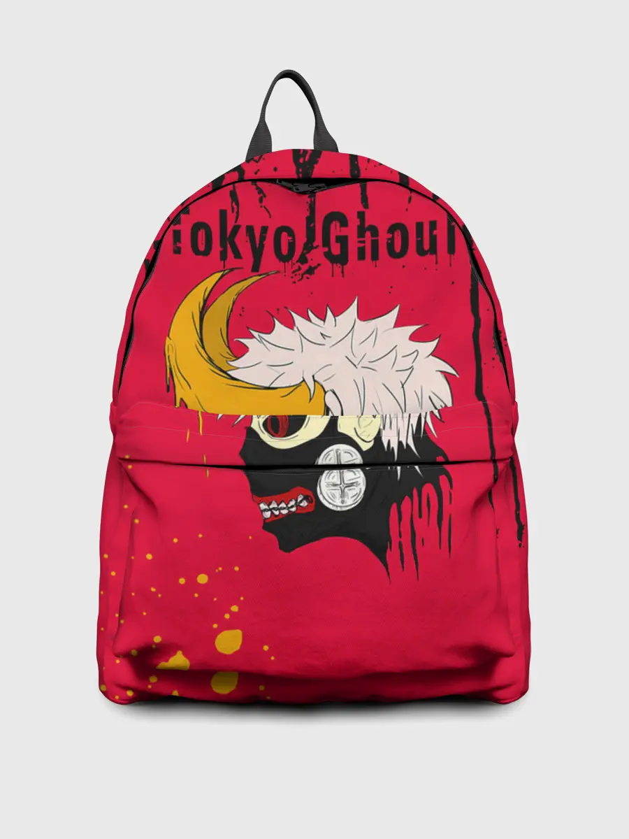 Рюкзак джинсовый / Токийский гуль рогатый