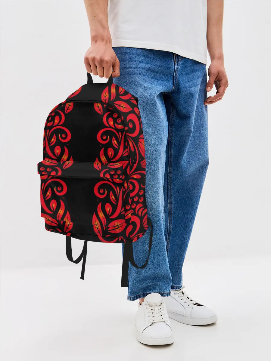 Рюкзак джинсовый / ХОХЛОМА