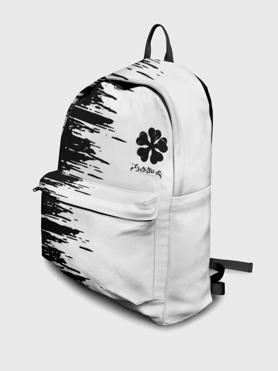 Рюкзак джинсовый / Чёрный клевер,