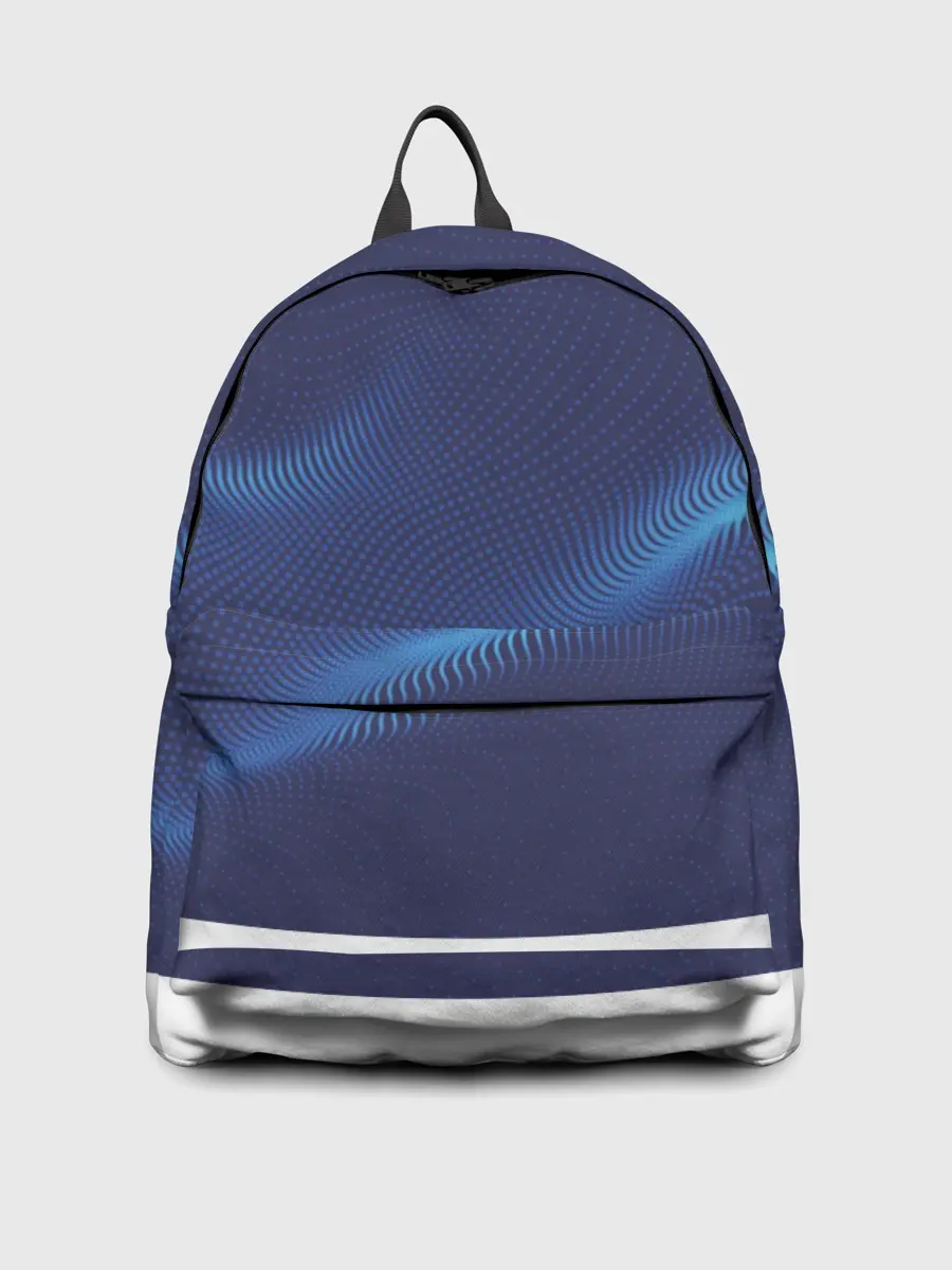 Рюкзак джинсовый / 3D волна