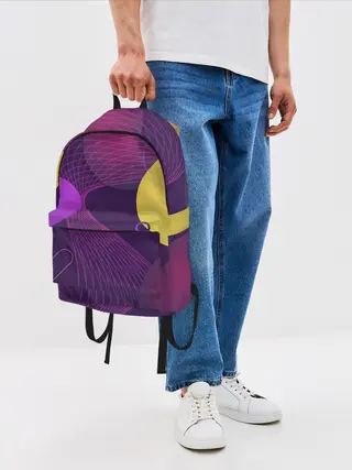 Рюкзак джинсовый / ГЕОМЕТРИЧЕСКИЕ ЛИНИИ