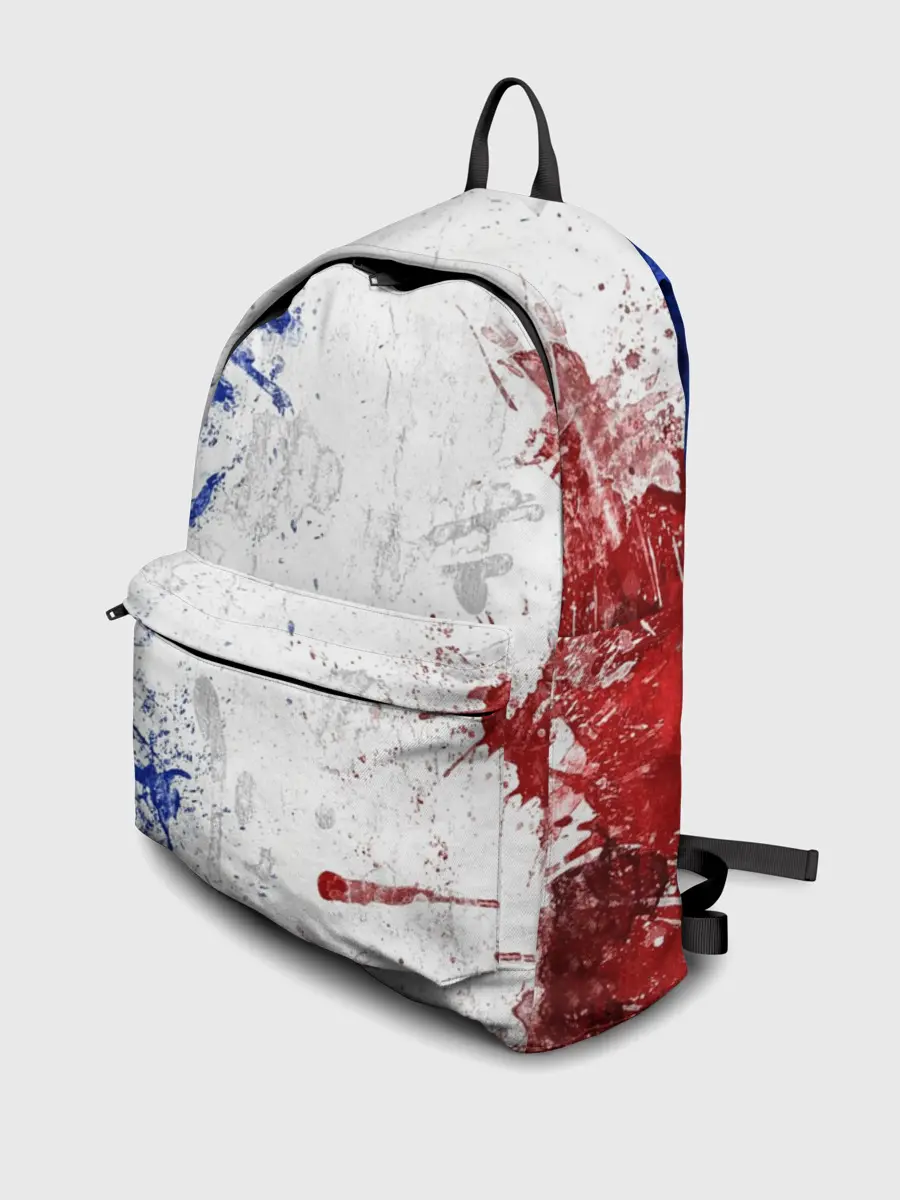 Рюкзак джинсовый / BLUE WHITE & RED