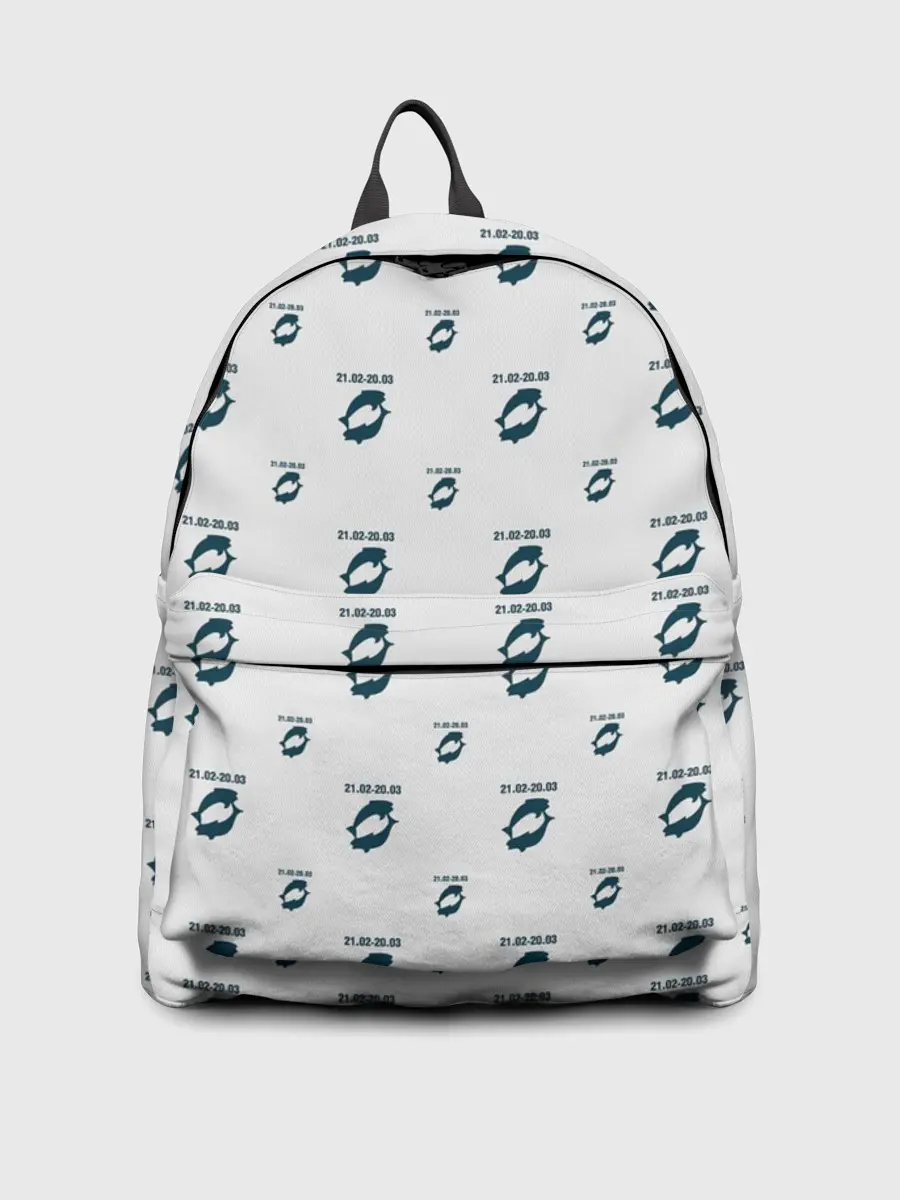 Рюкзак джинсовый / Рыбы