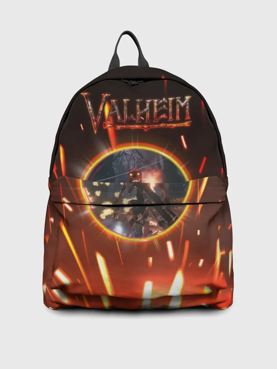 Рюкзак джинсовый / Скелет из Вальхейма