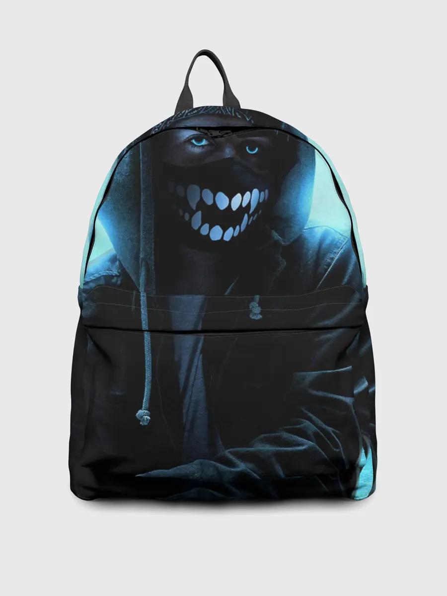 Рюкзак джинсовый / Парень в маске