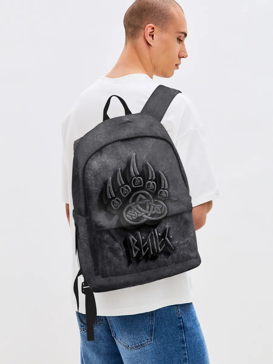 Рюкзак джинсовый / Печать Велеса