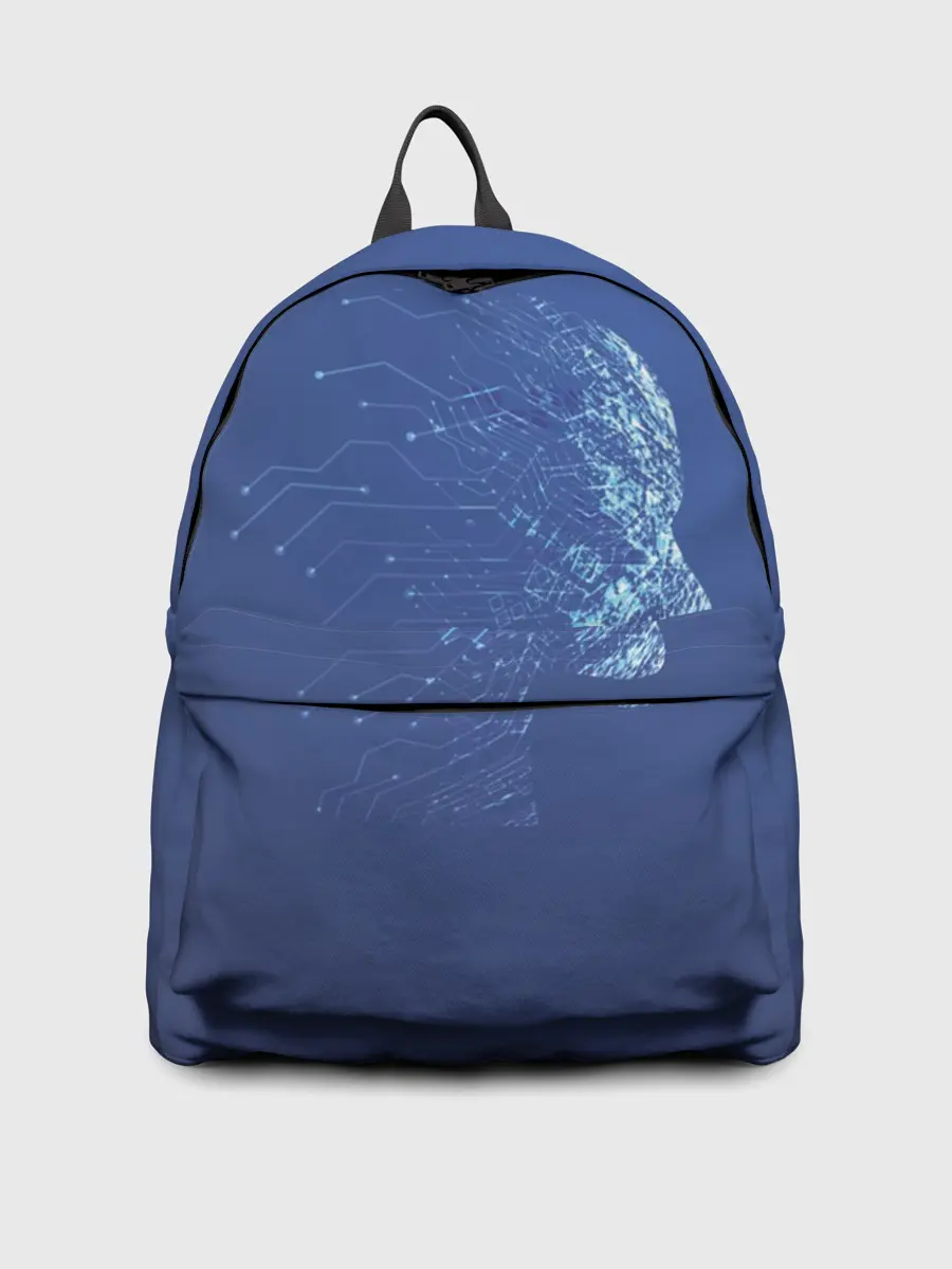 Рюкзак джинсовый / Digital face