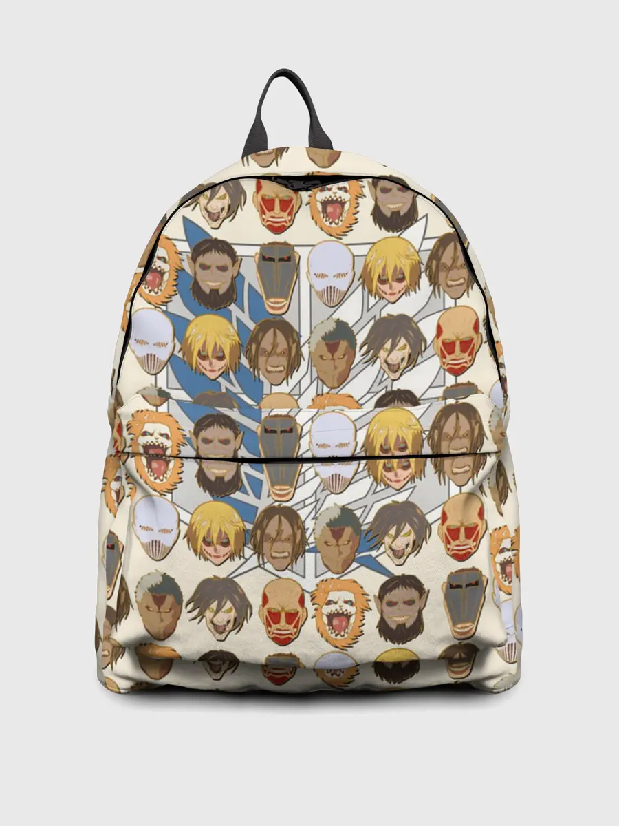 Рюкзак джинсовый / Девять титанов - паттерн