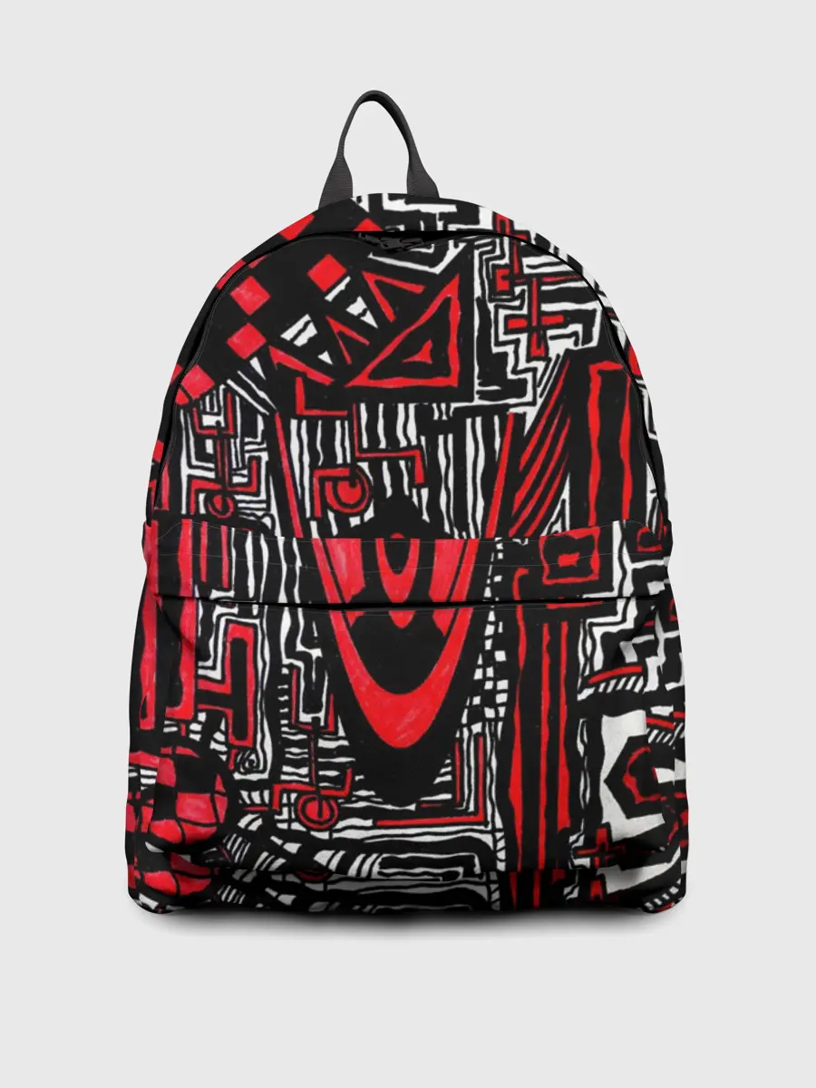 Рюкзак джинсовый / Абстрактный Узор