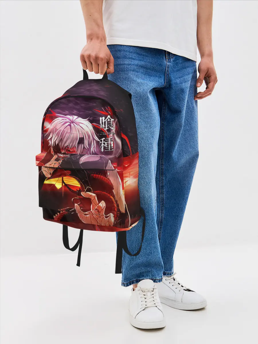 Рюкзак джинсовый / Загадочный Канеки Кен