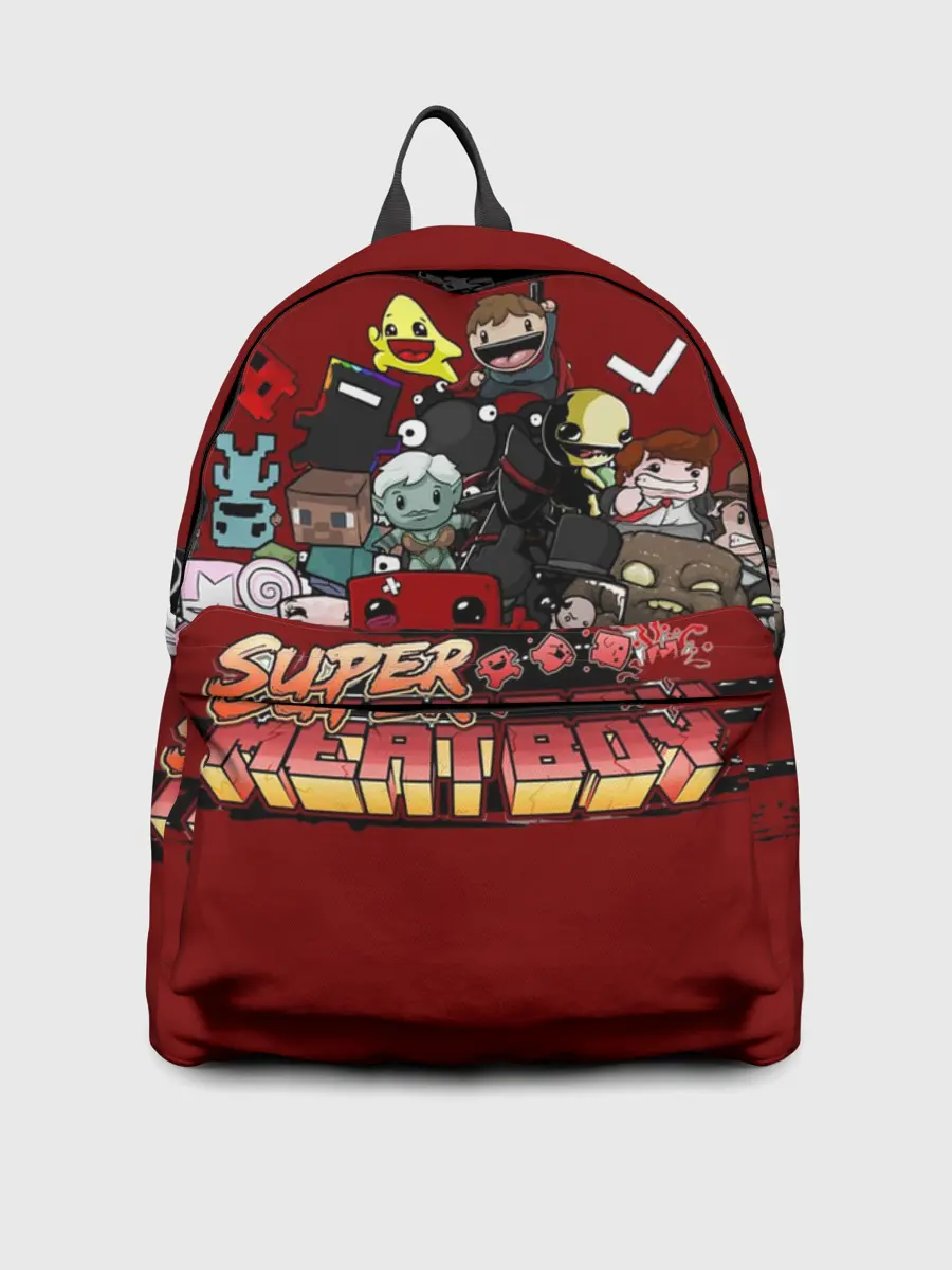 Рюкзак джинсовый / Super meat boy