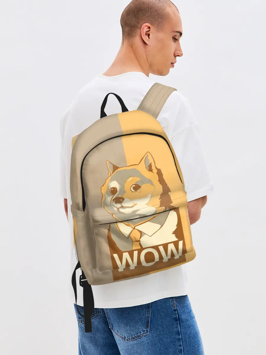 Рюкзак джинсовый / Doge Wow