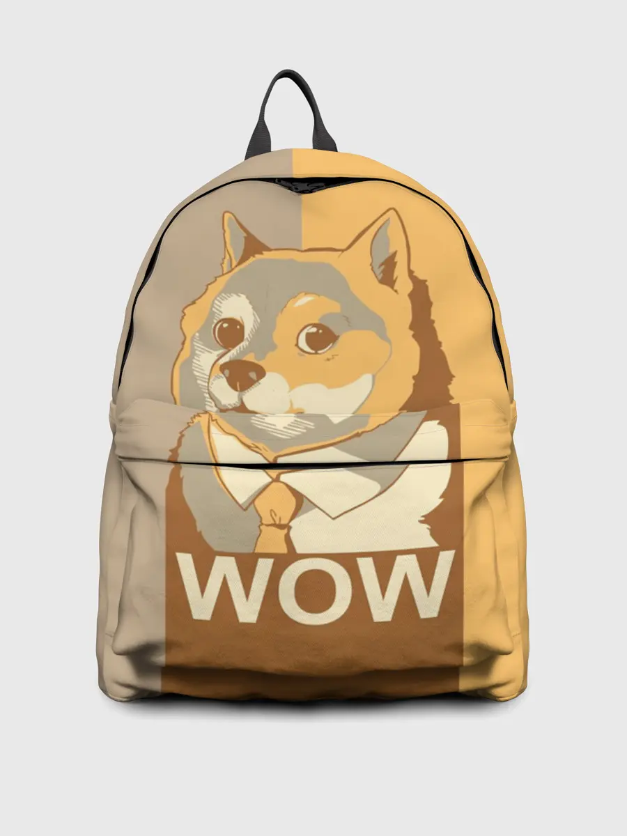 Рюкзак джинсовый / Doge Wow