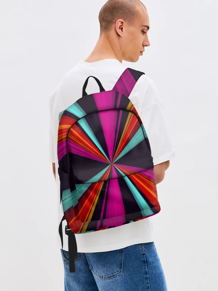 Рюкзак джинсовый / Полосы