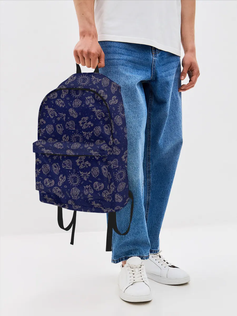 Рюкзак джинсовый / Знаки Зодиака