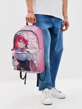Рюкзак джинсовый / GENSHIN IMPACT, РОЗАРИЯ