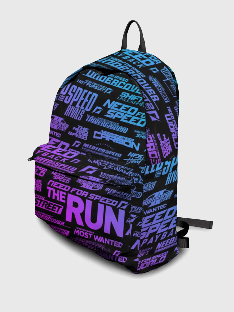 Рюкзак джинсовый / NFS ALL LOGOS NEON