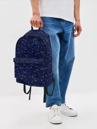 Рюкзак джинсовый / Знаки Зодиака