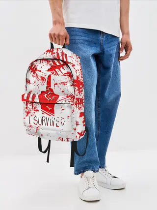 Рюкзак джинсовый / Dead by Daylight.