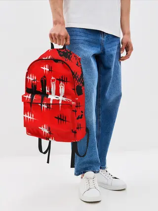 Рюкзак джинсовый / dead by daylight.