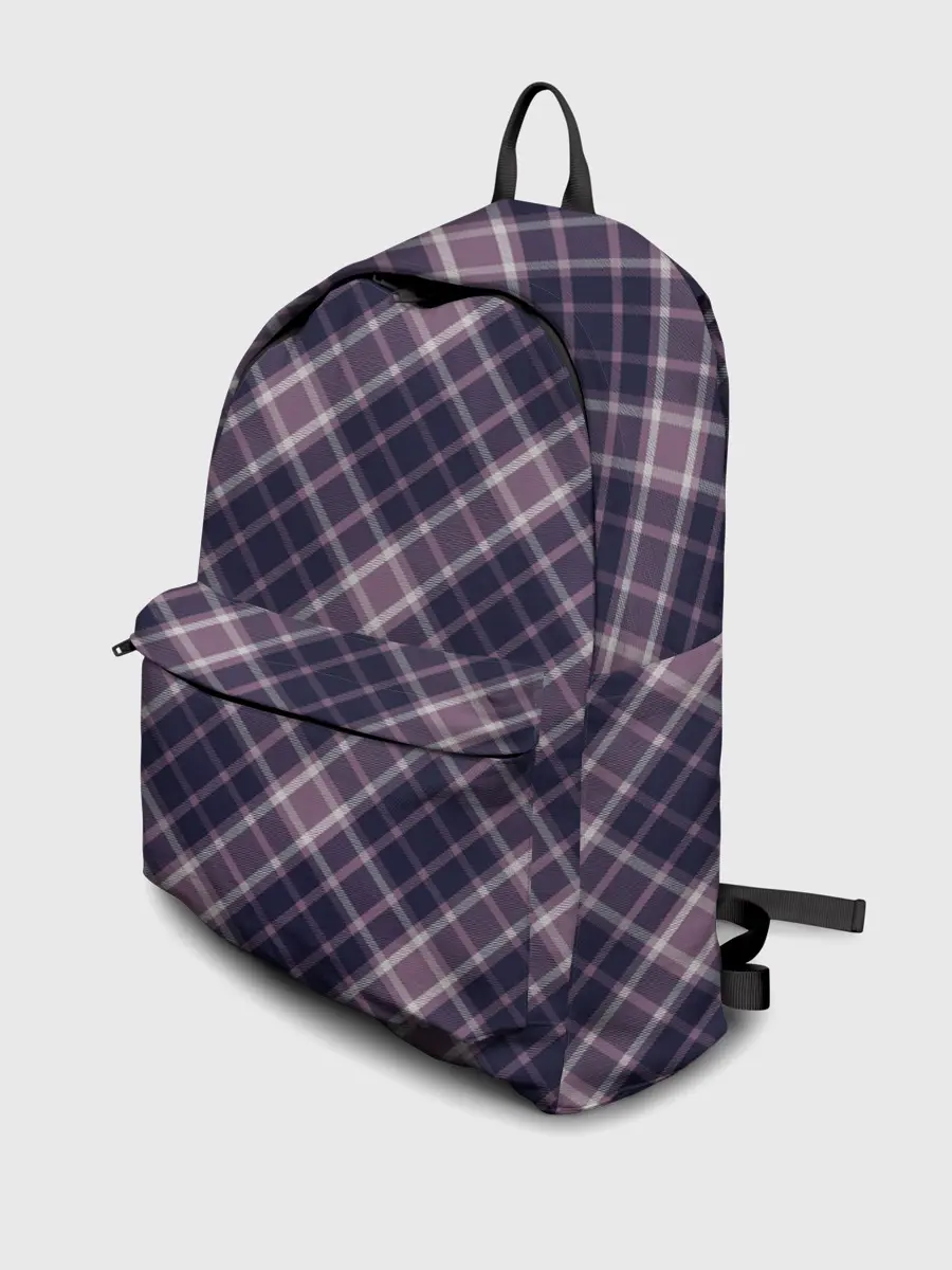 Рюкзак джинсовый / Текстура в клетку