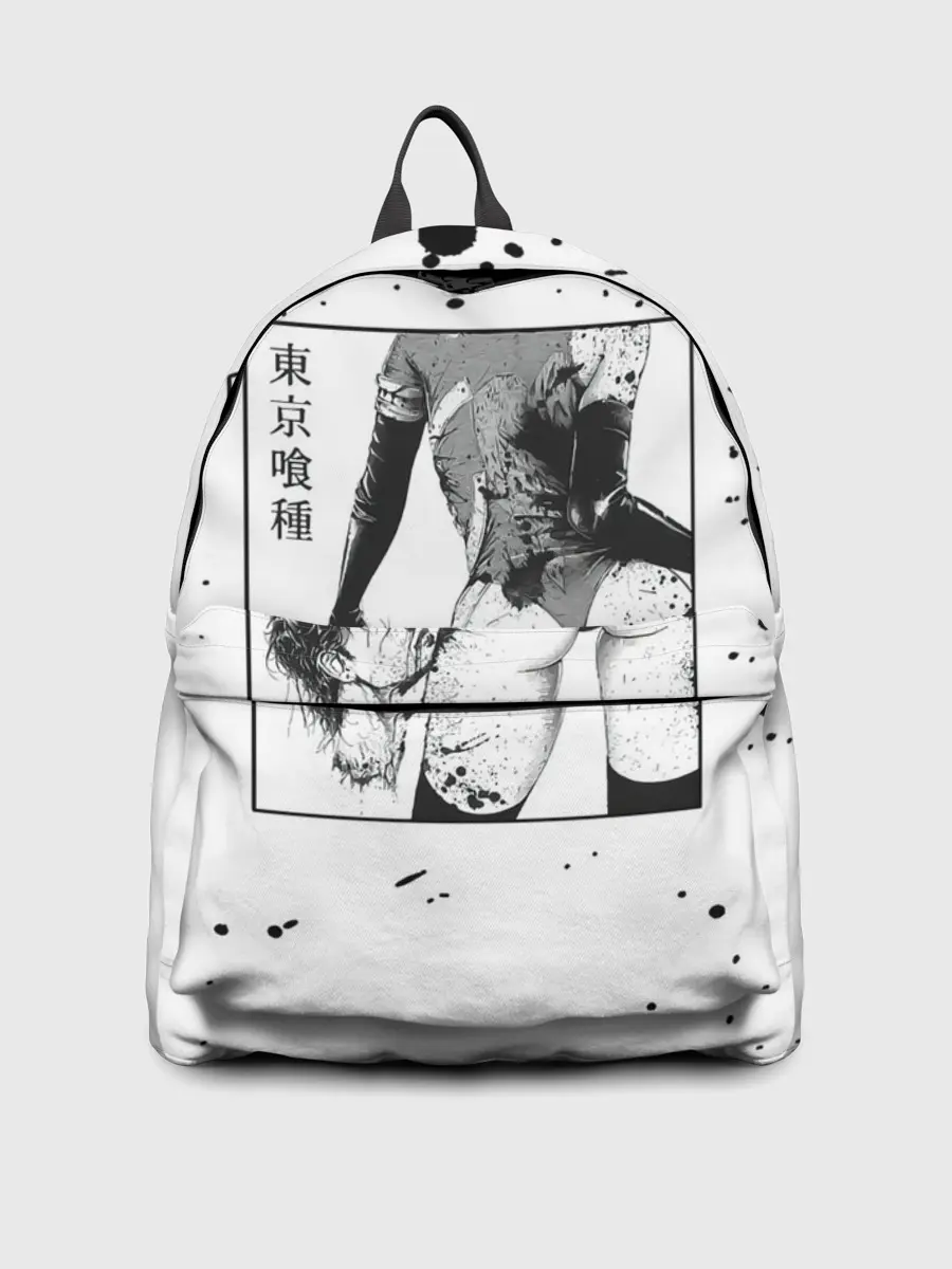 Рюкзак джинсовый / Токийский гуль голова