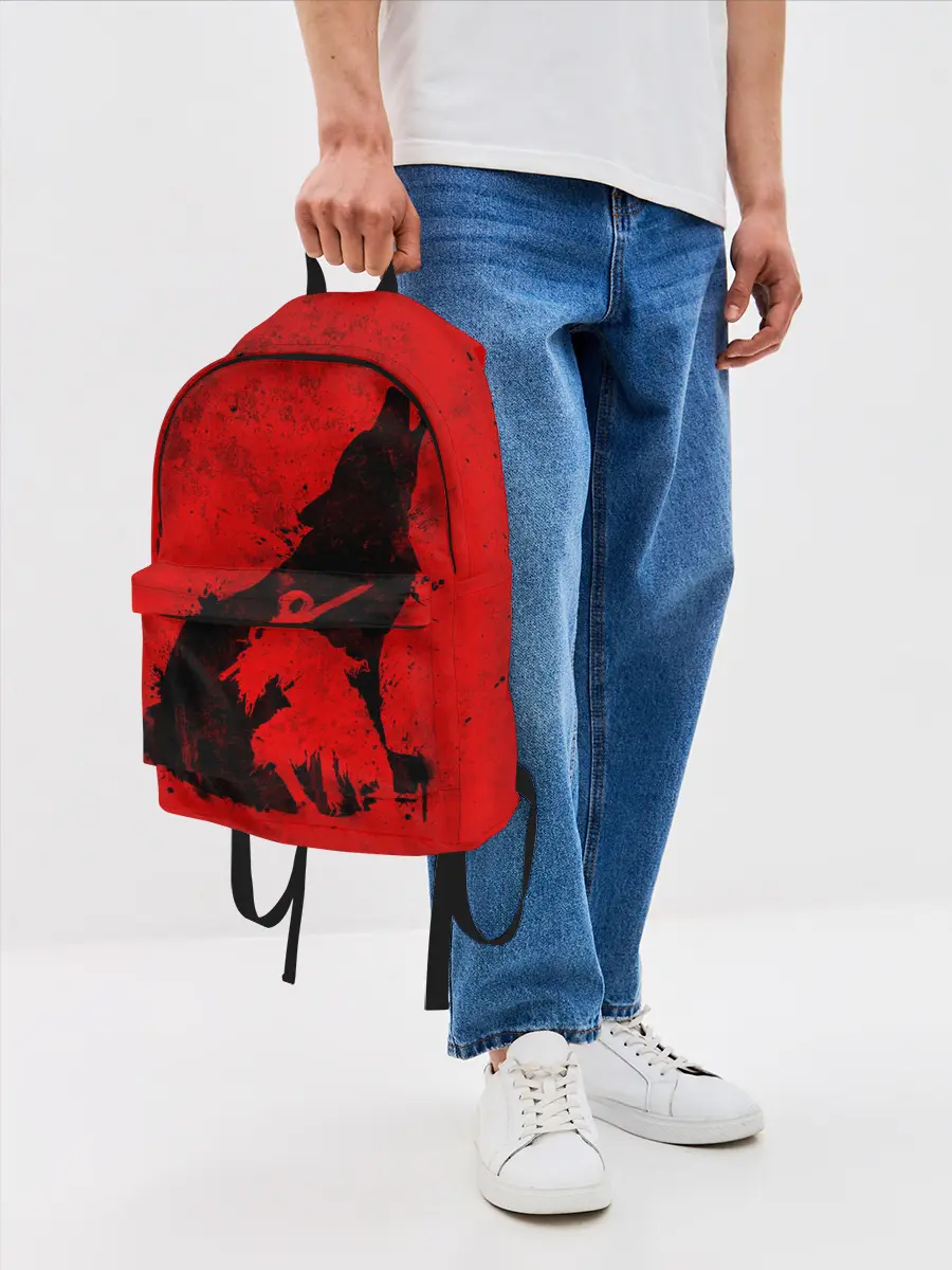 Рюкзак джинсовый / DARK SOULS | ТЁМНЫЕ ДУШИ