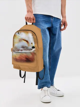 Рюкзак джинсовый / Лисичка