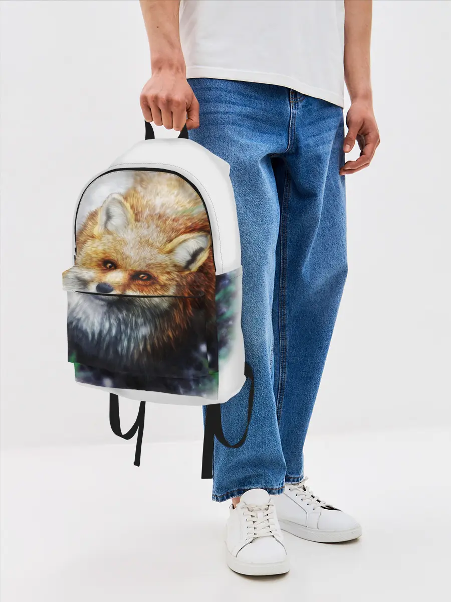 Рюкзак джинсовый / Лиса