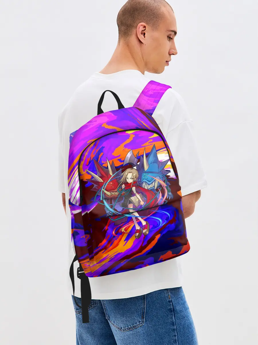 Рюкзак джинсовый / Шаман Кинг | Анна