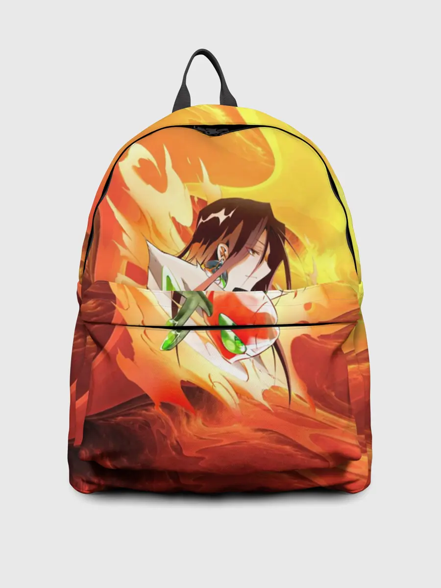 Рюкзак джинсовый / Шаман Кинг | Хао | Зик