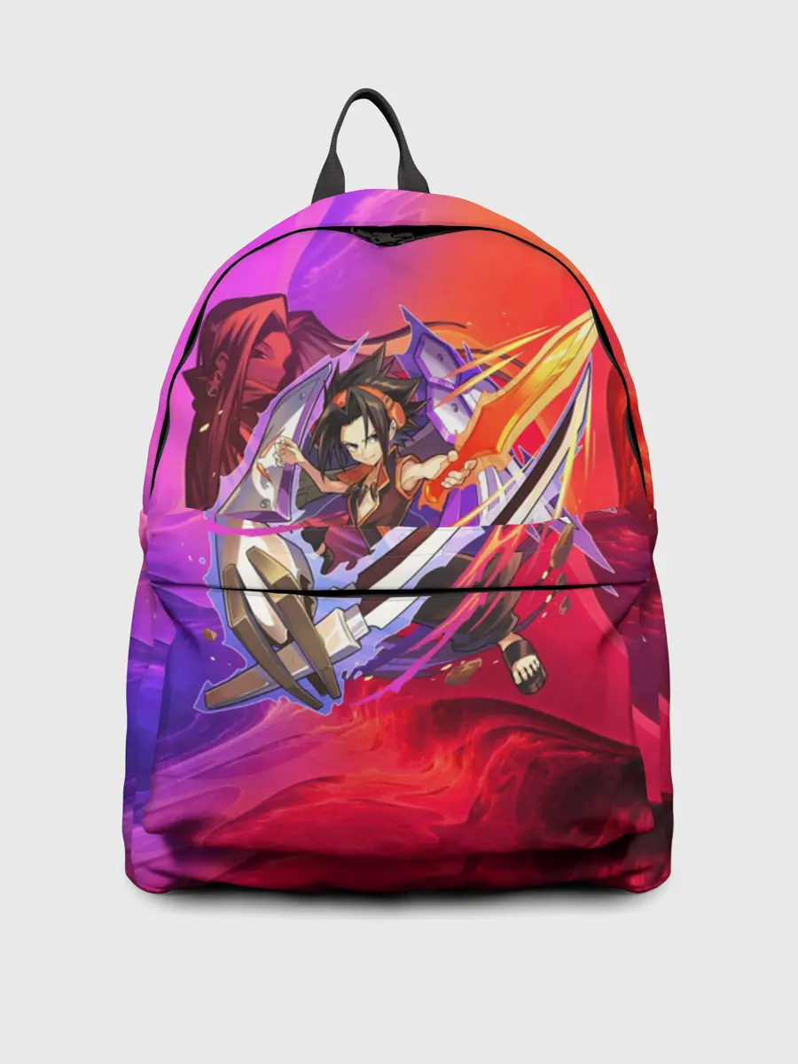 Рюкзак джинсовый / Шаман Кинг | Йо Асакура