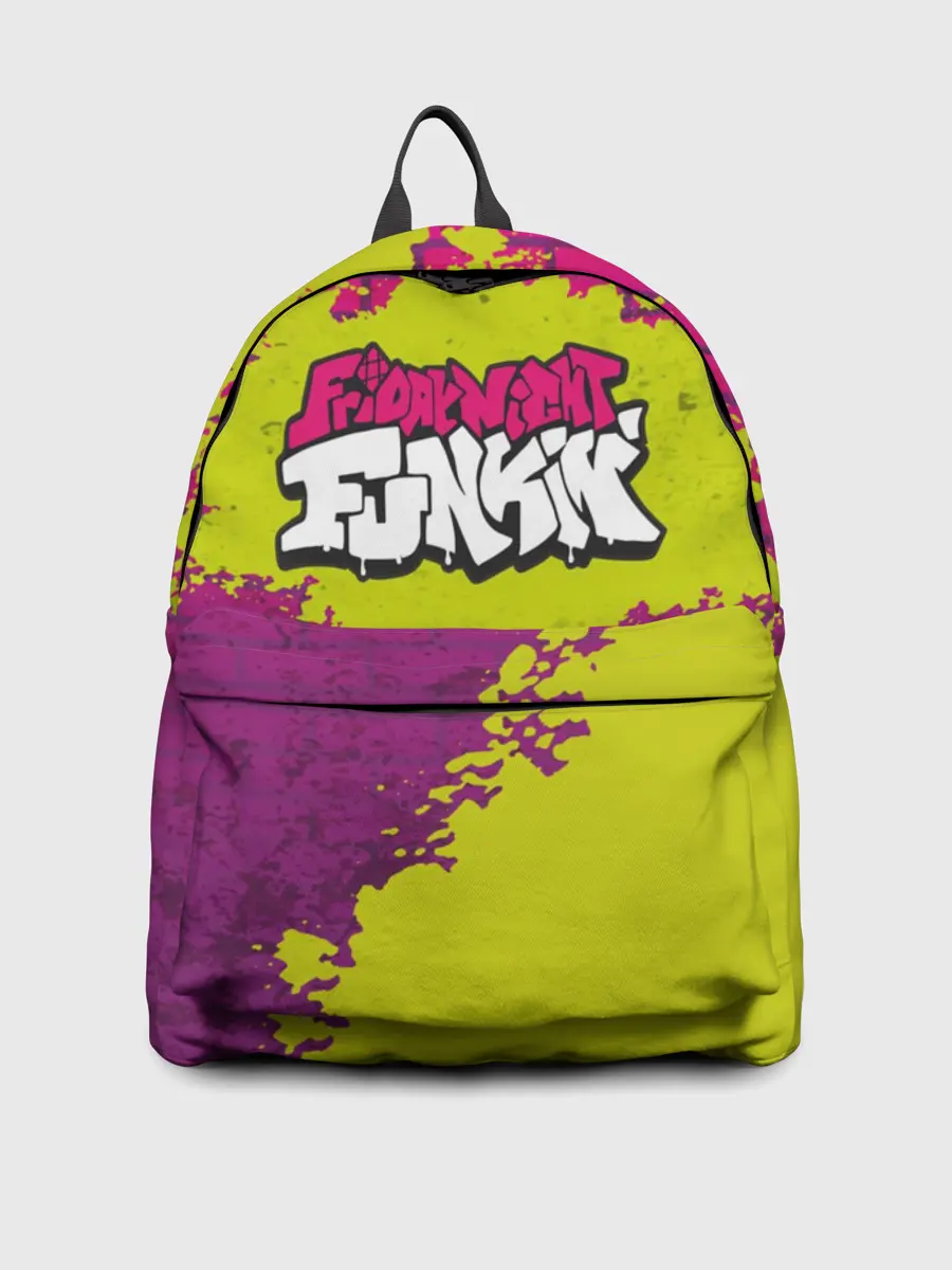 Рюкзак джинсовый / Friday Night Funkin Кислотный
