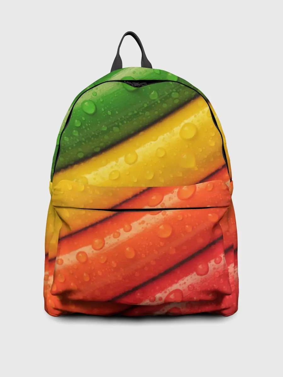 Рюкзак джинсовый / Цветные линии