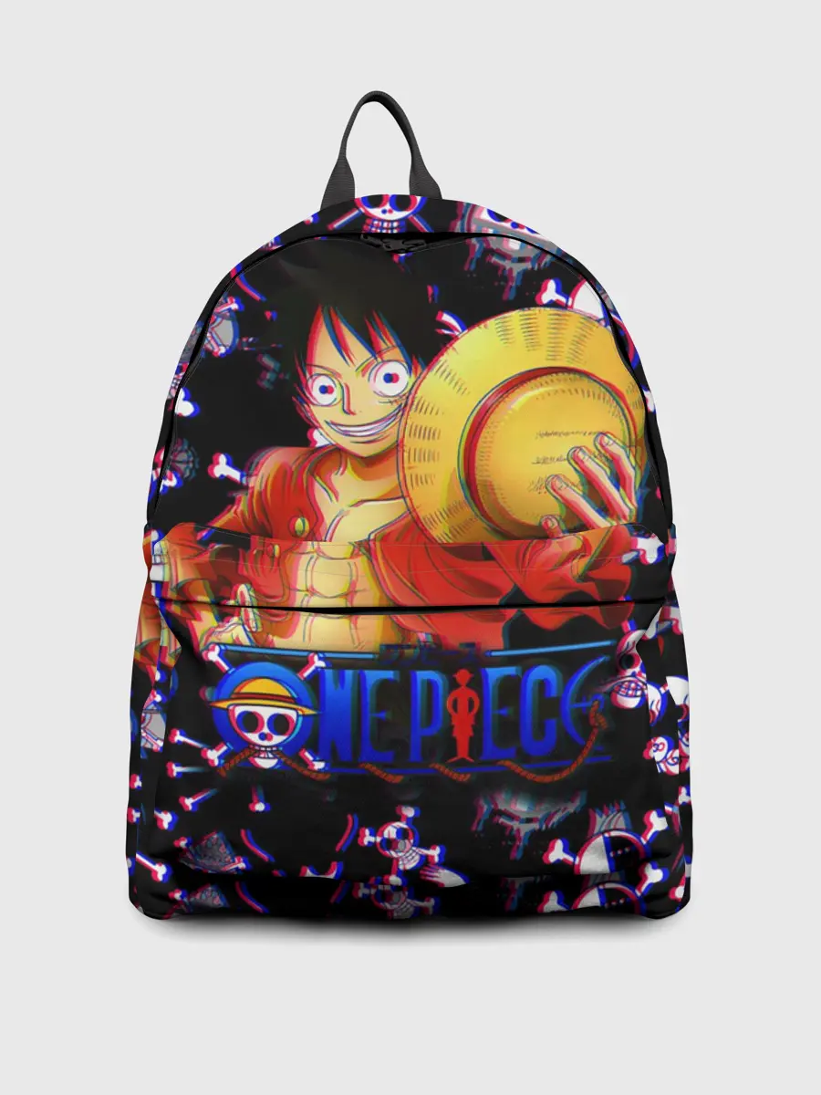 Рюкзак джинсовый / Луффи One Piece | Glitch