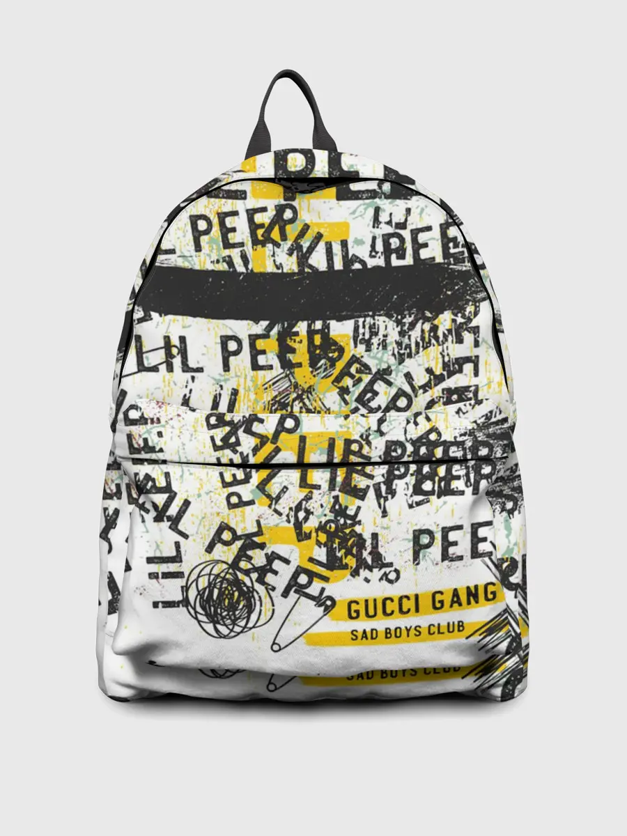 Рюкзак джинсовый / LIL PEEP Vintage Graffiti Wall