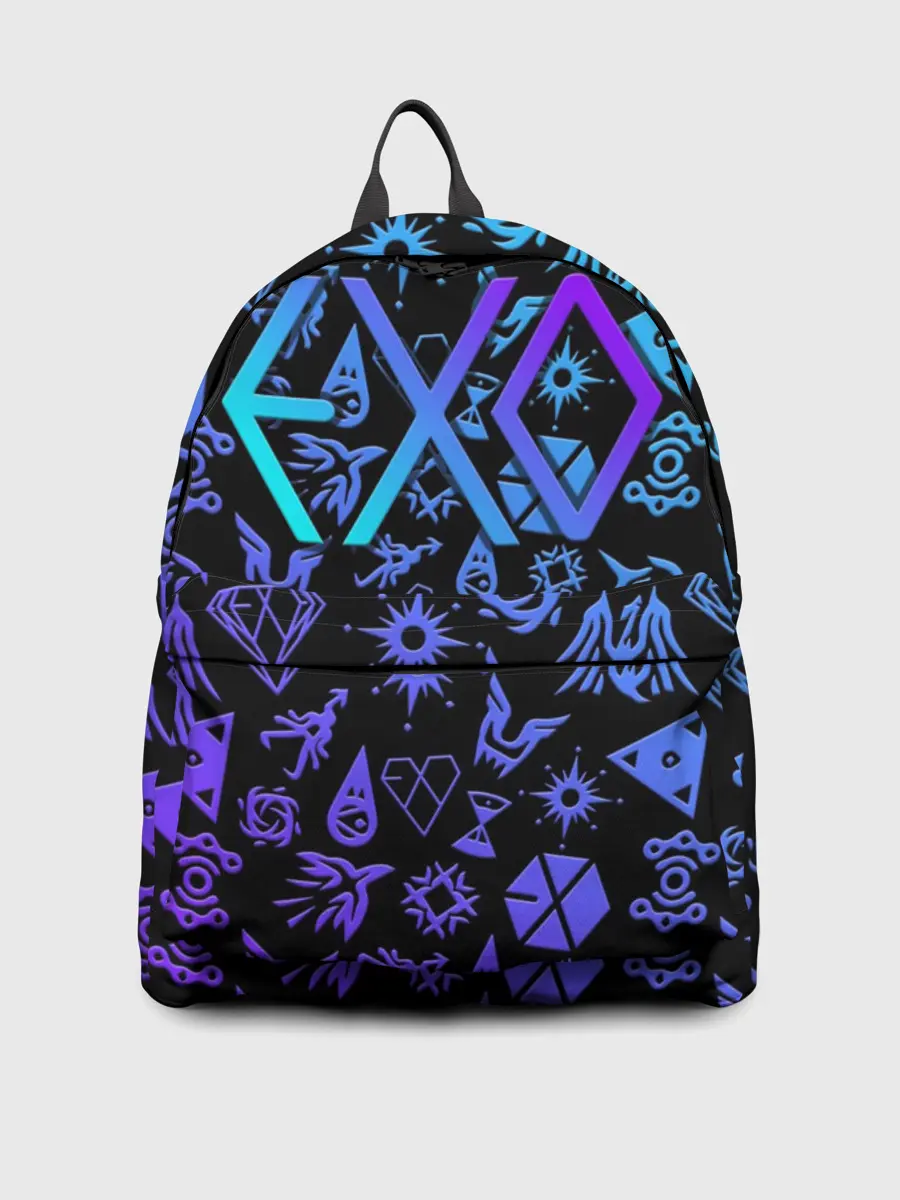 Рюкзак джинсовый / EXO K-POP | LogoBombing