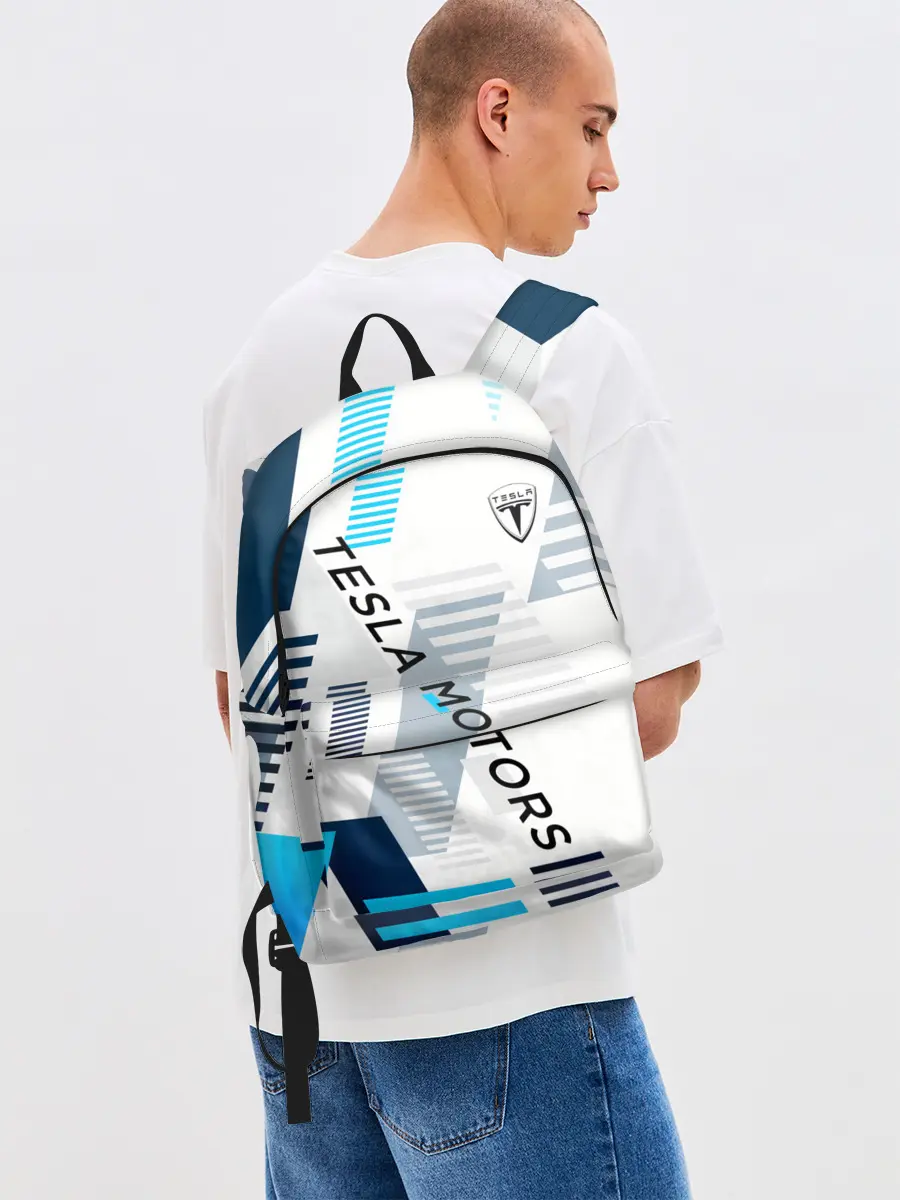 Рюкзак джинсовый / Tesla